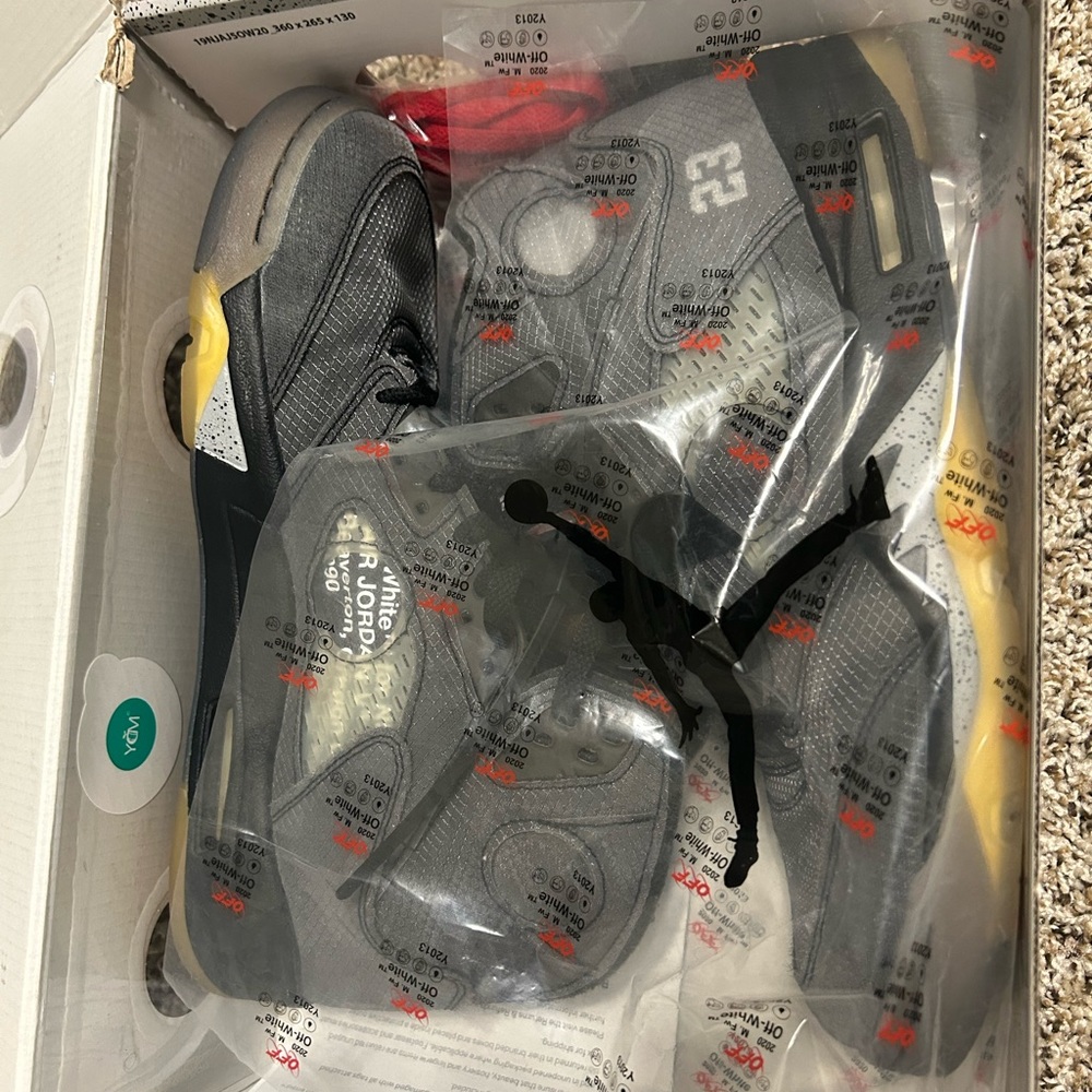 Off-White x Air Jordan 5 Retro SP 'Muslin'